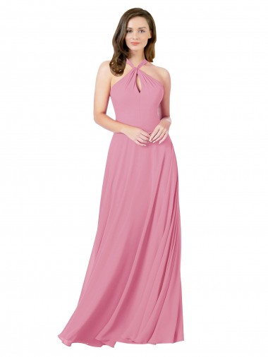 Purchase Chiffon Prom Dress with Keyhole Front UK