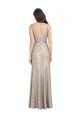 Purchase V-Neck Fully Sequin Prom Dress with V-Back and Front Slit UK