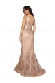 Purchase Sleek Long Mermaid Sparkling Sequin Prom Dress UK