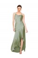 Purchase Silky Satin Prom Dress with Bias Cut Skirt UK