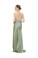 Purchase Silky Satin Prom Dress with Bias Cut Skirt UK