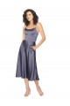 Purchase Midi Length Silky Satin Cocktail Prom Dress / Homecoming Dress with Open Tied Back UK