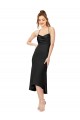 Purchase High Low Silky Satin Cowl Neck Midi Length Cocktail Prom Dress / Homecoming Dress UK