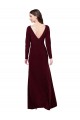 Purchase Long Sleeves Spandex Prom Dress with Front Slit UK