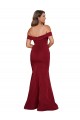 Purchase Off Shoulder Sleeves Sweetheart Neckline Long Spandex Prom Dress UK