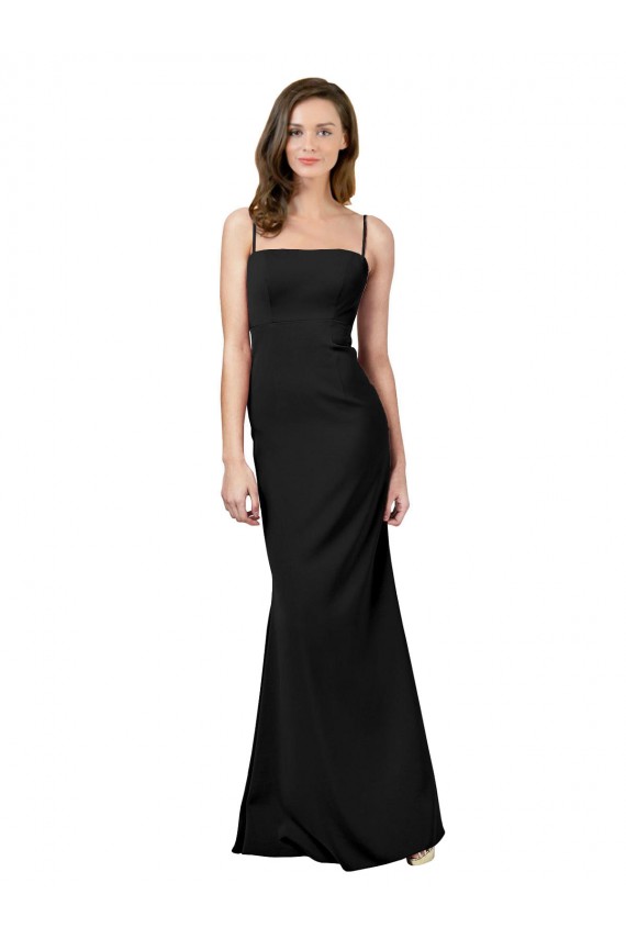 Purchase Fit and Flare Slim Crepe Prom Dress with Cutout Back UK