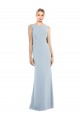 Purchase Draped Backless Crepe Prom Dress with Pockets UK