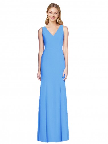 Purchase Flattering Trumpet Long Sleeveless Prom Dress with Open Back UK