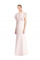 Purchase Ruffle Cap Sleeves Open Back Trumpet Prom Dress UK