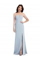 Purchase Strapless Notch Crepe Prom Dress with Front Slit UK