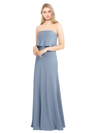 Purchase High Neck Sheath Sleeveless Stretch Crepe Prom Dress UK