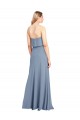 Purchase High Neck Sheath Sleeveless Stretch Crepe Prom Dress UK