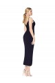 Purchase High Neck Spaghetti Straps Crepe Short Wrap Cocktail Prom Dress / Homecoming Dress UK