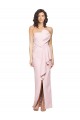 Purchase Strapless Long Full Length Ruffles Low Back Crepe Prom Dress UK