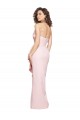 Purchase Strapless Long Full Length Ruffles Low Back Crepe Prom Dress UK