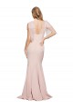 Purchase Double Bow Full Length Sweetheart Crepe Prom Dress with Tulle Overlay UK