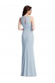 Purchase Halter Maxi Prom Dress with Cascade Ruffle Slit UK