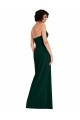 Purchase Scooped Strapless Neckline Crepe Prom Dress with Side Slit UK