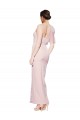 Purchase One Shoulder Tulle Overlay Sweetheart Neckline Long Crepe Prom Dress with Thigh Split UK