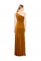 Purchase Sleek One Shoulder Long Velvet Prom Dress UK