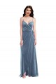 Purchase Velvet Wrap Maxi Prom Dress with Pockets UK