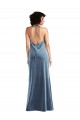 Purchase Cowl Neck Velvet Maxi Slip Prom Dress UK