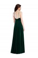 Purchase Velvet Halter Maxi Prom Dress with Front Slit & Pockets UK