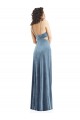 Purchase Spaghetti Strap Long Full Length Velvet Maxi Prom Dress UK